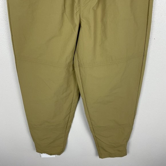 Madewell Ripstop Pull-On Paperbag Pants Beige High Rise Straight Leg Size S - Picture 6 of 8